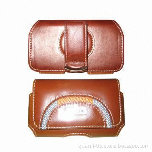 Mobile Phone Case, Made of Leather/PU with Magnetic Button